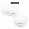 Jabonera Impermeable Estilo Japonés Caja Portátil de Viaje Caja para Baño del Hogar con Tapa Sellada y Drenaje para Jabón Limpiador Hecho a Mano