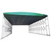 Toldo para Campo Deportivo al Aire Libre Actividad Móvil Cancha de Baloncesto Tenis Bádminton Eléctrico Telescópico Desplegable Cobertizo Toldo Grande