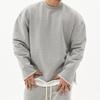 Novos irmãos de fitness muscular esportes suéter solto masculino outono e inverno treinamento casual corrida plus size pulôver