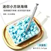 Pinza de Esponja para Uñas con Cuatro Garras de Acero Inoxidable para Recoger Piedras Preciosas, Circonitas y Diamantes; Bloque de Esponja Multifuncional