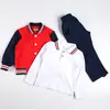 Mingteng roupas uniforme escolar infantil novo jardim de infância Roupas de jardim Escola secundária escola primária roupas de classe crianças médias e grandes terno britânico