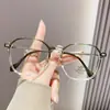 Nuevas Gafas Planas de Alta Gama para Celebridades Femeninas de Internet, Moda, Espejo Plano, Artefacto para Sin Maquillaje, Clásicas Versátiles, Antiluz Azul