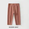 Leggings 100% algodão para meninas, calça de outono 100% algodão com alta elasticidade para bebês, adequada para primavera e outono, pode ser usada ao ar livre, macia, sem costura, amiga da pele e quente
