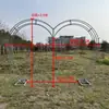 Marco de Fondo de Arco de Celosía en Forma de Corazón Decoración Arreglo Parque Estructura para Trepar Exterior Hierro Forjado Fotografía Boda Accesorios Adornos
