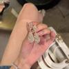 Aretes Medievales Dorados en Forma de Abanico Gota de Agua Elegantes Aretes de Borla Larga Aretes Retro Diseño Femenino de Alta Gama
