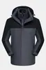 Chaqueta de Trabajo Tres en Uno Personalizable para Exteriores con Logo, Forrada de Polar, Impermeable, Impresión y Bordado Personalizados