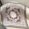 Rao Yun Primavera e Outono 70 Novo Estilo Feminino Crepe de Seda Cetim 12 Momme Lenço Quadrado Estilo Floral Coreano Em Estoque Atacado