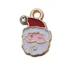 140 Tipos de Liga de Esmalte Cartoon Papai Noel, Rena, Árvore, Floco de Neve Brincos, Pulseiras, Pingentes e Acessórios de Joia DIY