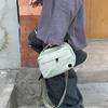 Diseño Nicho Trendy Un Hombro Cruzado Primavera Ligero Portátil para Niños Simple Color Sólido 2025 Bolso Tote Pequeño