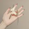 Grampo de Cabelo Grande com Gota de Óleo Presilha para Cabelo Feminina Parte de Trás da Cabeça Verão Volume do Cabelo Multi-clip Acessórios de Cabelo Presilha Tubarão