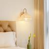 Lámpara de Mesita de Noche Lámpara de Pared Dormitorio 2026 Modelo Nuevo Forma de Flor Lámpara de Pared de Fondo para Sala de Estar Lujo Ligero Lámpara de Pared para Recibidor Pasillo Escalera L271