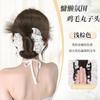 Postizo Moño Bajo con Pinza de Garra para Mujer, Cabello Realista, Natural y Esponjoso, Postizo para Peinado Recogido Voluminoso, Liga para el Cabello