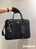 P Lada 2VE871 Maletín de Nylon para Hombre Bolso Cruzado al Hombro para Laptop Bolso de Tela Paracaídas para Negocios