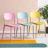 Cadeira de Plástico Casa Confortável Simples Cadeira de Jantar Fabricante Moderna Simples Banco Celebridade da Internet Personalizado Econômico Cadeira com Encosto