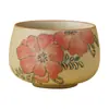Taza de Té de Pedernal Azul y Blanco Camelia Pintada a Mano Cerámica Taza Individual Taza de Maestro Juego de Té Kung Fu Chino Taza de Té de Oficina