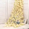 Enredadera Artificial de Flores de Cerezo Plástico Falso para Envolver Tubos de Aire Acondicionado de Interior, Cubierta Decorativa y Embellecimiento