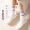Calcetines de pelo de visón para otoño e invierno, engrosados para abrigar, forrados de felpa para aislamiento extra, de ajuste holgado, adecuados para usar en casa, calcetines de suelo y calcetines posparto; disponible para compra al por mayor