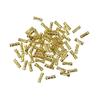 Acessórios de joias faça você mesmo material 3 * 8mm flor invólucro de metal mini trança suja joias tubo decorativo pacote de cabelo tubo