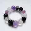 [Fragancia Flotante] Pulsera de Cristal de Lavanda Natural para Mujer La Más Fácil de Combinar Pulsera de Kunzita Fantasma Blanco Venta al por Mayor