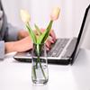 Nuevo Exquisito Jarrón de Vidrio de Color Mágico Galvanizado Simple Arreglo Floral Hidropónico Set de Flores Decoraciones Decorativas de Escritorio Sala de Estar