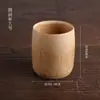 Taza de Cerveza Vintage China de Bambú Carbonizado Taza de Bambú Tubo de Bambú Tubo de Té sin Barniz Artesanías Taza de Agua Taza de Té Tubo de Bambú