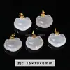 Ágata Yanyuan Carmesí Cuentas Pequeñas, Amuleto de Paz, Colgante de Fortuna, Cuentas Sueltas, Accesorios para Pulseras DIY, Venta al por Mayor de Colgantes