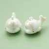 Acessórios Pingente Série de Animais de Desenho Animado em Acrílico Iridescente Coelho Baleia Charms Fofos Divertidos Chaveiro Artesanal DIY