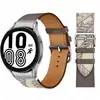 Adequado para Samsung Galaxy Watch 6 Classic Watch Pulseira de Couro Genuíno Watch5/4 Couro Curvo