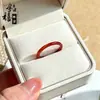 Anillo de Ágata Calcedonia Natural Color Pavo Real, Anillo de Calcedonia Roja y Verde de Jade Multicolor para Mujer, Regalo para Mejor Amiga