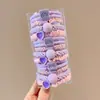 Anillo de Color para el Cabello Infantil Goma de Alta Elasticidad Duradera Cuerda para el Cabello de Niña Cuerda para el Cabello de Niñas Accesorios para el Cabello