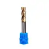 Fresa de extremo de acero de tungsteno de 55 grados y 4 cortes para acero de molde, acero aleado, acero inoxidable, herramientas CNC, fresa de extremo de cara plana