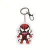Mercancía de Película Llavero Acrílico de Spider-Man Colgante Transparente de Agente Venom