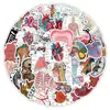 50 Pegatinas de Dibujos Animados Anatómicos de Órganos Humanos para Decoración, Calcomanías Impermeables para Coches, Fundas de Teléfono, Equipaje, Pegatinas para Planificadores al por Mayor