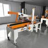 La máquina plegadora y selladora no estándar personalizada Xinwei Jiayin para la industria electrónica logra un buen efecto de plegado y sellado de fondo.