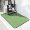 Tapete Absorvente de Água de Cozinha Simples Tapete de Café Tecnologia Pano Absorvente de Água Tapete Anti-incrustante de Secagem Rápida Tapete de Isolamento Térmico Absorvente de Água de Mesa de Chá
