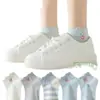 Calcetines Calcetines Cortos de Mujer Verano Malla Fina Lindos de Estudiante para Niña Japonesa Calcetines Cortos de Caña Baja Ins Modernos Primavera y Otoño