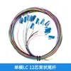 Cabo de fibra óptica patch cord SC/FC de 12 fibras agrupadas monomodo multimodo Gigabit om3 LC 10 Gigabit de qualidade telecom quadrada-redonda ST