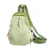 2026 Nuevo Estilo Académico INS Japonés Color Sólido Cruzado Multifuncional Estudiante Viajero Mochila Ligera Pequeña Bolsa Escolar