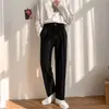 Pantalones plisados de alta gama estilo europeo para hombre, pantalones anchos rectos holgados de moda, pantalones casuales versátiles y guapos estilo Hong Kong