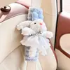 Almohadilla de Hombro para Cinturón de Seguridad de Coche Lluvia Azul Muñeco de Dibujos Animados Protector de Hombro para Coche Universal para Todas las Estaciones Cubierta Protectora para el Cuello Anti-Estrangulamiento