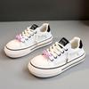 [Personalizado] Br1202 Nuevos Zapatos de Malla Hueca para Mujer Verano 2023 Transpirables Aumentados con Suela Gruesa de Malla Blancos