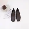 2501-9 2025 Nuevos Zapatos de Moda para Mujer Compactos, Tejidos a Mano, Simples y Modernos, de Cuero Genuino