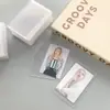 Película de Tarjeta de Dos Capas 3 pulgadas Película Transparente para Tarjeta de Identificación Portatarjetas de PVC Tarjeta Estrella Tarjeta de Ídolo Película Protectora Película para Tarjeta