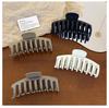 Pinza grande con forma de tiburón de gran sentido, placa para la cabeza con parte trasera esmerilada, horquilla para el cabello de otoño e invierno, nueva horquilla de color aleatorio al por mayor