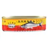 Cofco Marca Puente del Río Perla Frijol Negro Fermentado Pescado y Tilapia 184g Guangdong Listo para Comer Mariscos Pescado Comida en Lata Guarnición Listo para Comer