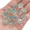 Vid Transfronteriza Agujero Medio Tridimensional Flor de Cerezo Pulsera DIY Hecha a Mano Collar Joyería Accesorios con Cuentas Cuentas Espaciadoras Accesorios de Cuentas Sueltas