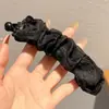 Pinza de Plátano de Satén de Gama Alta Estilo Coreano, Pasador Exquisito y Versátil para Mujer, Nuevo Modelo 2026, Pinza de Moño, Accesorio para el Cabello de Pinza Vertical