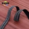 Spot atacado 1,5 cm agulha máquina de embrulho bar ouro e prata seda dobrável embrulho cinto de roupas webbing elástico tingimento fabricantes