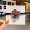 Ins Faixa de Cabelo Colorida com Frutas Feminina Menina Fofa Faixa para Couro Cabeludo Faixa de Cabelo Alta Elasticidade Couro Grosso Conjunto Corda de Cabelo Novo Estilo