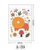 Nuevo Transfronterizo Pequeño Transparente Tatuaje Infantil Lindo Animal Pegatina Dibujo Animado Flor Cara Pegatina Tatuaje de Color X20